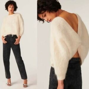 ba&sh Soft Pink Knit Sweater